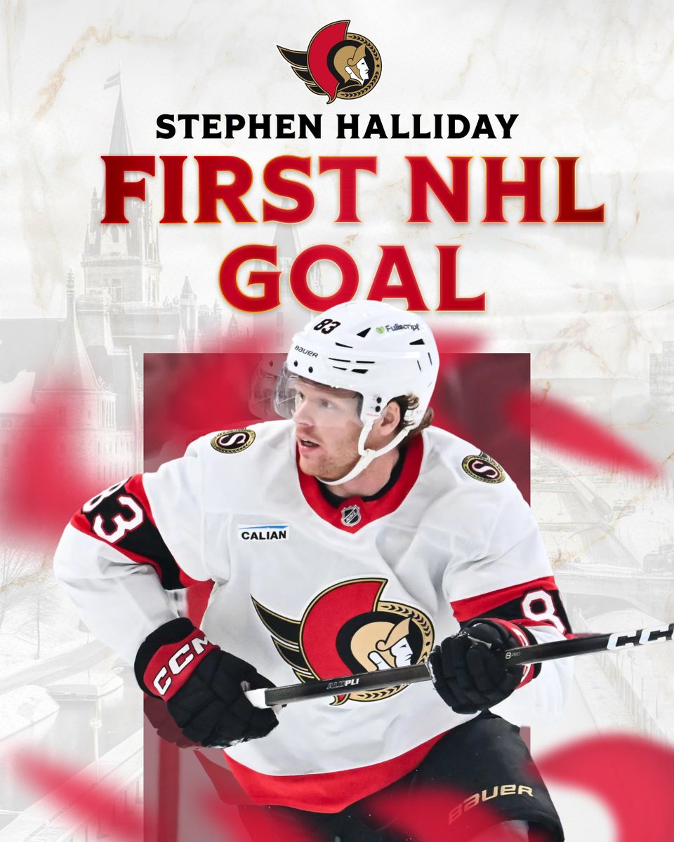 Repost to congratulate Hally on his first <a href="/NHL/">NHL</a> goal 🔁