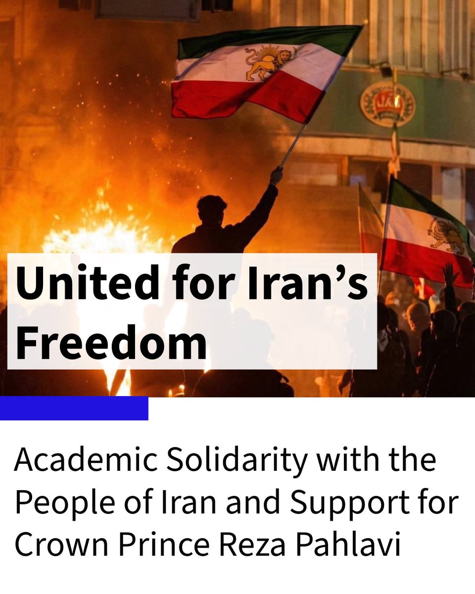 tahoorahashemi's tweet image. We, Iranian students and alumni, are calling on the global academic community to act on Iran’s humanitarian crisis.
✍️ Sign &amp;amp; 🔁 share the petition. 
Link: forms.gle/qMsD5r4kxyag6r…
#KingRezaPahlavi 
#IranRevolution2026 
#JavidShah