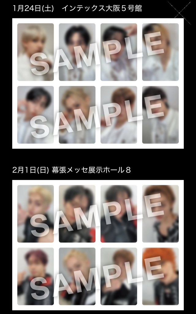 straykids Hollowオフイベトレカ　インテックス大阪0124 全員分 Stray Kids Hollow Japan Offline Event 2026 Limited Photocard Osaka