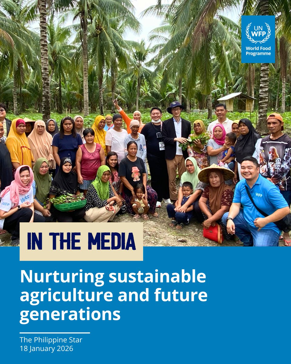 The Embassy of Japan’s First Secretary Hidenori Akasaka joined WFP Philippines team in a visit to key sites in #BARMM, where Japan supports  smallholder farmers while also providing nutritious meals to schoolchildren.🙏🌱

<a href="/AmbJPNinPH/">Ambassador of Japan in the Philippines</a> 

Full article: bit.ly/3NxLS2n
