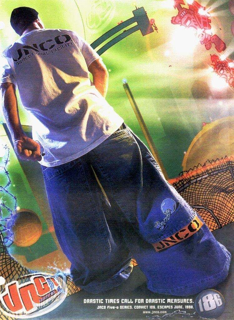BPhaze215's tweet photo. more 90s JNCO ads https://t.co/MRd1ReaYrg