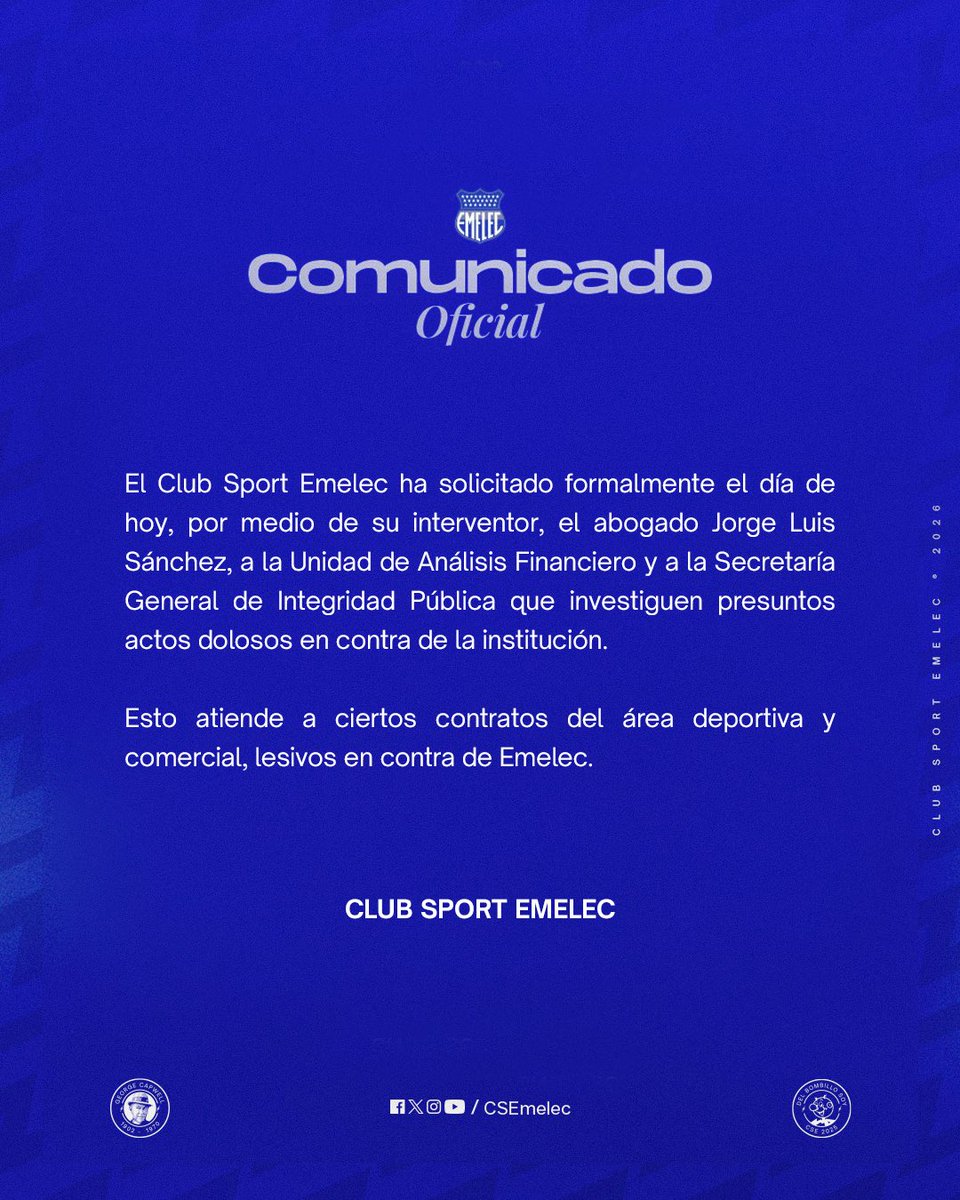 📃 Comunicado Oficial