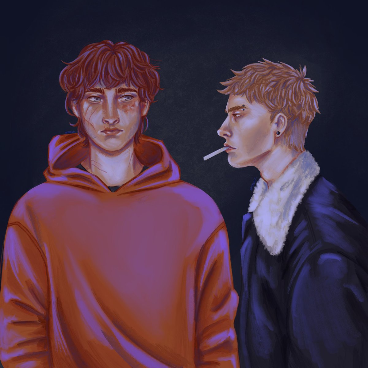 yttsu_'s tweet photo. Love just being around 
#aftg #aftgfanart #allforthegame #andriel #andrewminyard #neiljosten https://t.co/p8CtK1vzvw