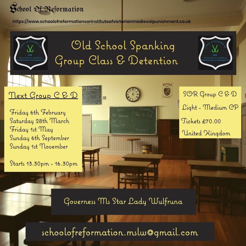 Get your booking in for your back to school shenanigans and contact <a href="/MissSerenStar/">𝕸𝖎𝖘𝖘 𝕾𝖊𝖗𝖊𝖓 𝕾✝𝖆𝖗 𝕷𝖆𝖉𝖞 𝖂𝖚𝖑𝖋 🔮</a> <a href="/SOReformation/">📚School Of Reformation📚</a>