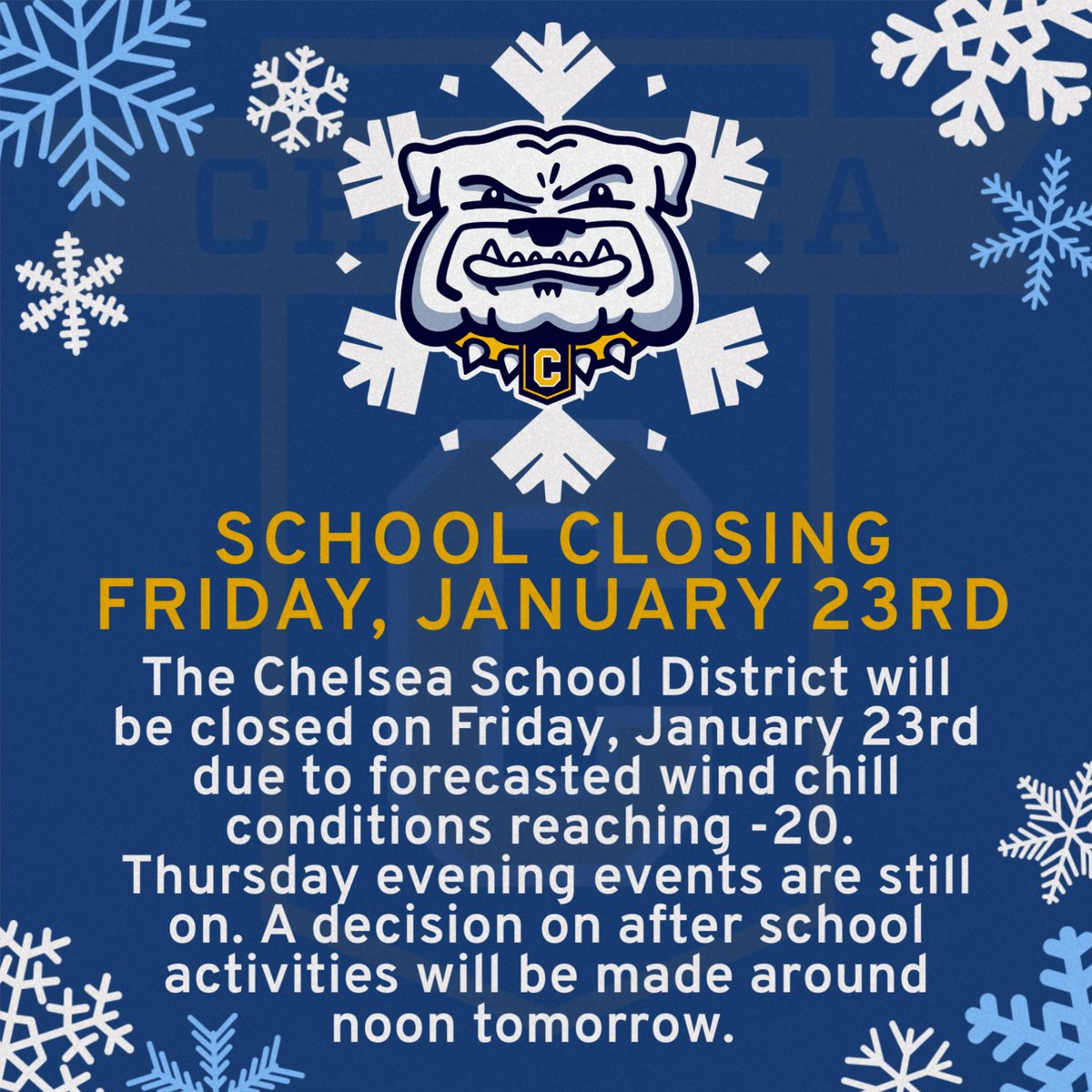 Chelsea School District tweet media