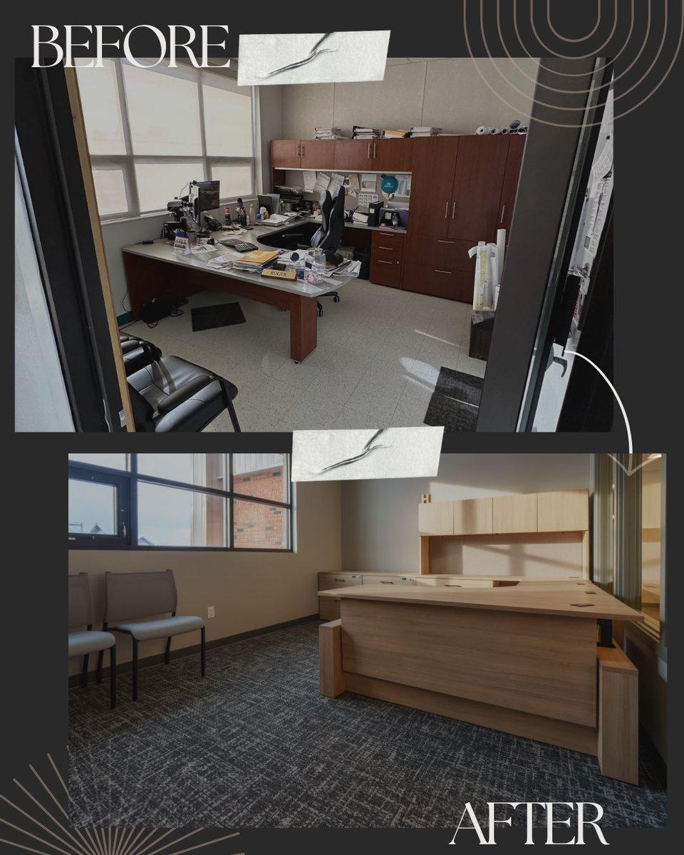 CVR renovation is completed! This building had 3 renovations/additions before and what a change! Photos may not be true before and after spaces due to the extent of changes made! We love this fresh space - and we are confident CVR personnel are loving the updates as well!
