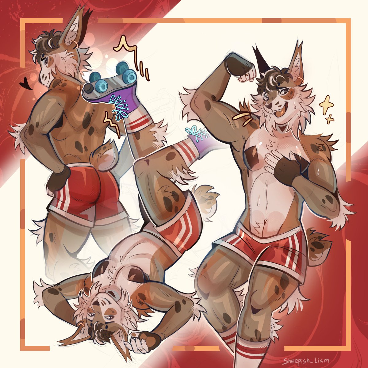 Sheepish_Liam's tweet image. Some extra bobcat doodles 🤲💕