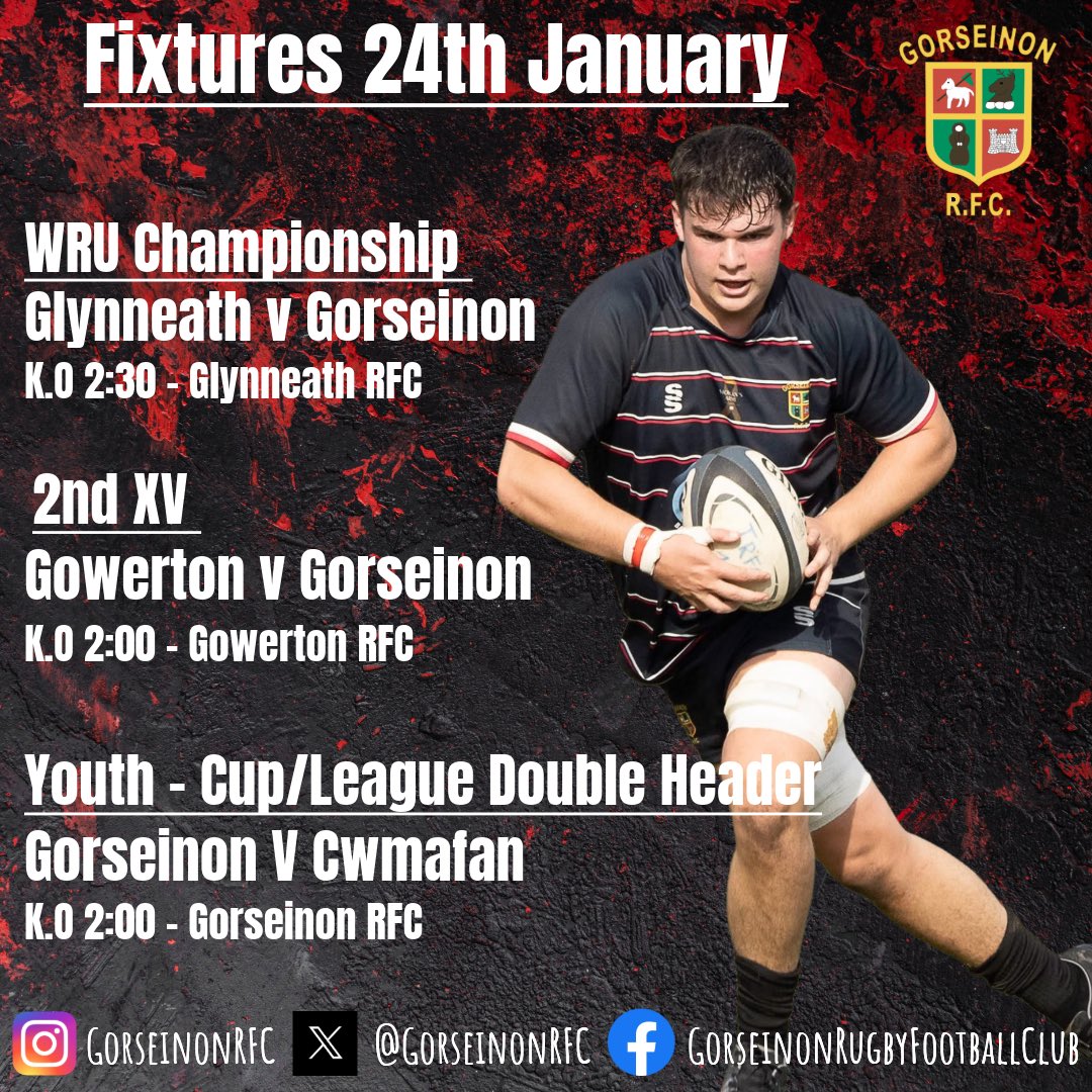 Gorseinon RFC 🔴⚪️ tweet media