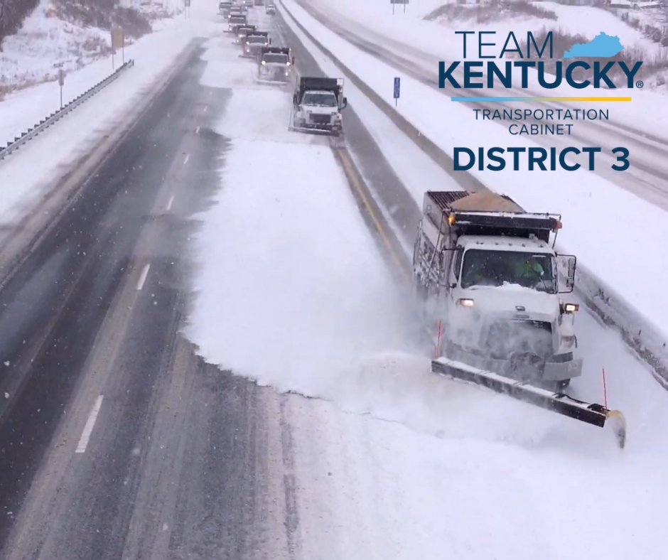 KYTCDistrict3's tweet photo. District 3 State Highway Forces Ready to Deploy as Major Winter Weather Expected Over the Weekend

The District 3 area serves Allen, Barren, Butler, Edmonson, Logan, Metcalfe, Monroe, Simpson, Todd, and Warren Counties   #kywx  

https://t.co/RX4h03cTSq https://t.co/BZEUEqlA4g