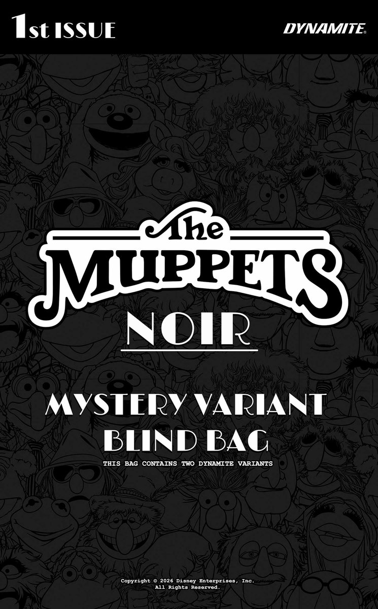 DynamiteComics's tweet photo. Monday is the Final Order Cutoff for Muppets Noir #1 from Roger Langridge. Look for the covers by Langridge and Declan Shalvey. Also available in Virgin, B&amp;W, blank cover and blind bag.
#muppets #rogerlangridge #declanshalvey
https://t.co/xR1e47912q https://t.co/B1lqXytNA1