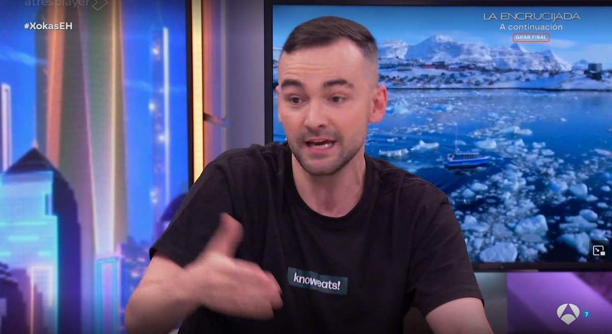 SinPerderNorte's tweet photo. no conocía a @elxokas pero me parece un tio convincente, se moja de lleno con valentía y con las cosas muy claras 👏👏👏 #xokasEH @El_Hormiguero https://t.co/IASVWqeCFq
