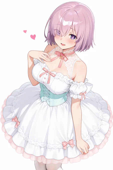 おはマシュ #FGO #マシュ・キリエライト SFW anime-style illustration