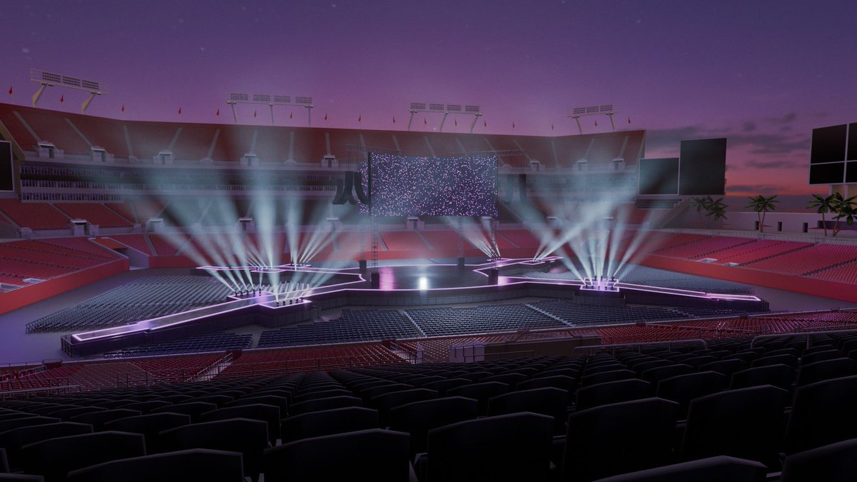 vmonshope's tweet photo. I wonder which website is showing the closest representation of what the stage looks like….im really liking the one seat geek has, it makes the most sense honestly. https://t.co/oPCvfF3dW6