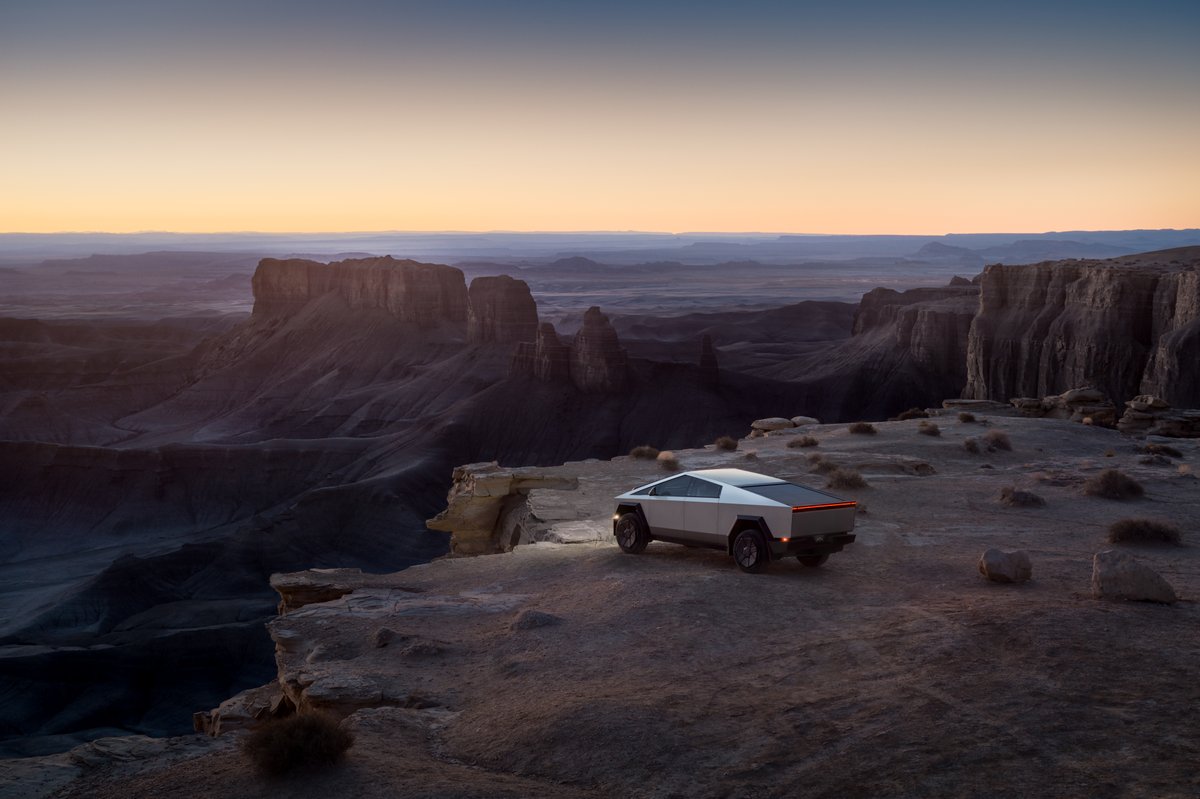 cybertruck's tweet image. Everything the light touches is our kingdom