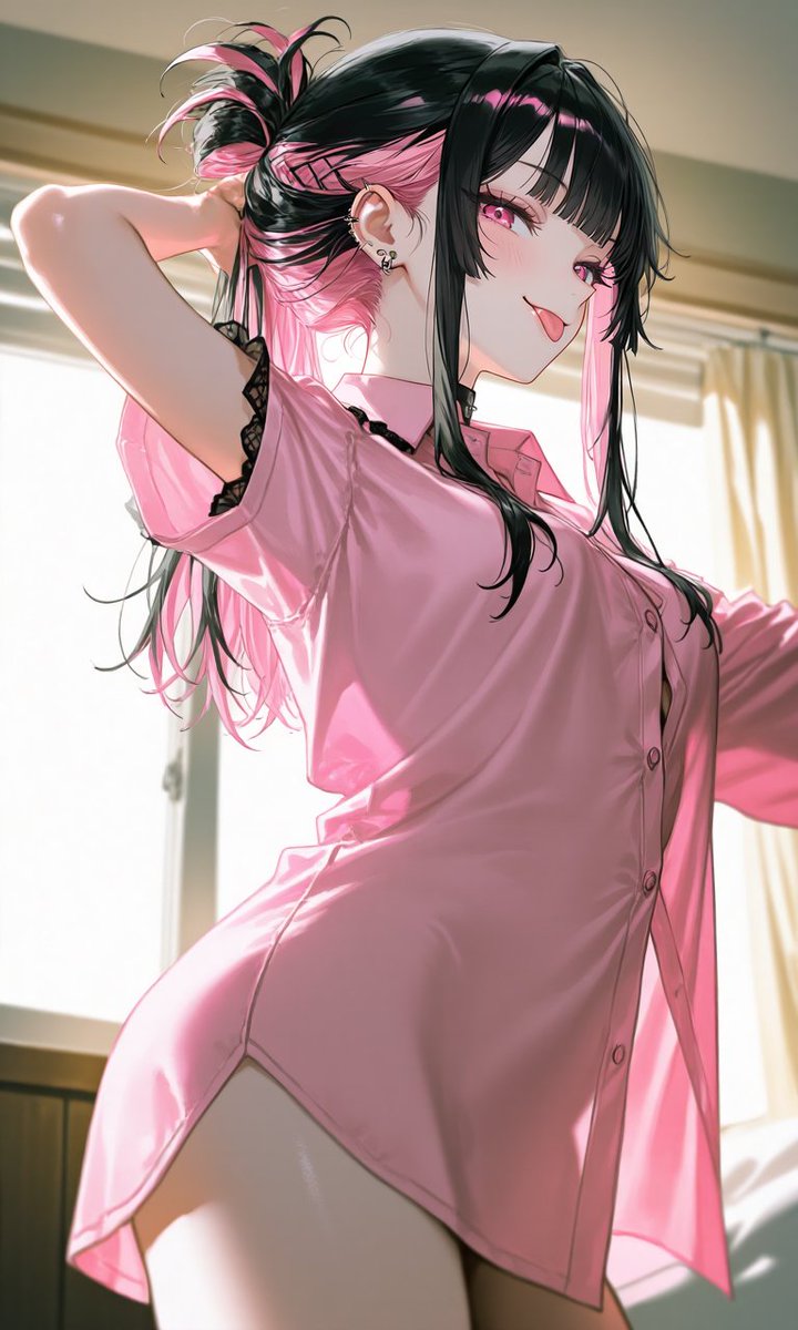 あっきーさん5000フォロワーおめでとー🎉 ピンク…かなw Black and