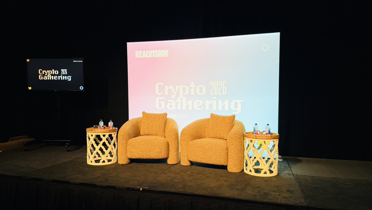 The stage is ready… 🍷 #CryptoGathering2026