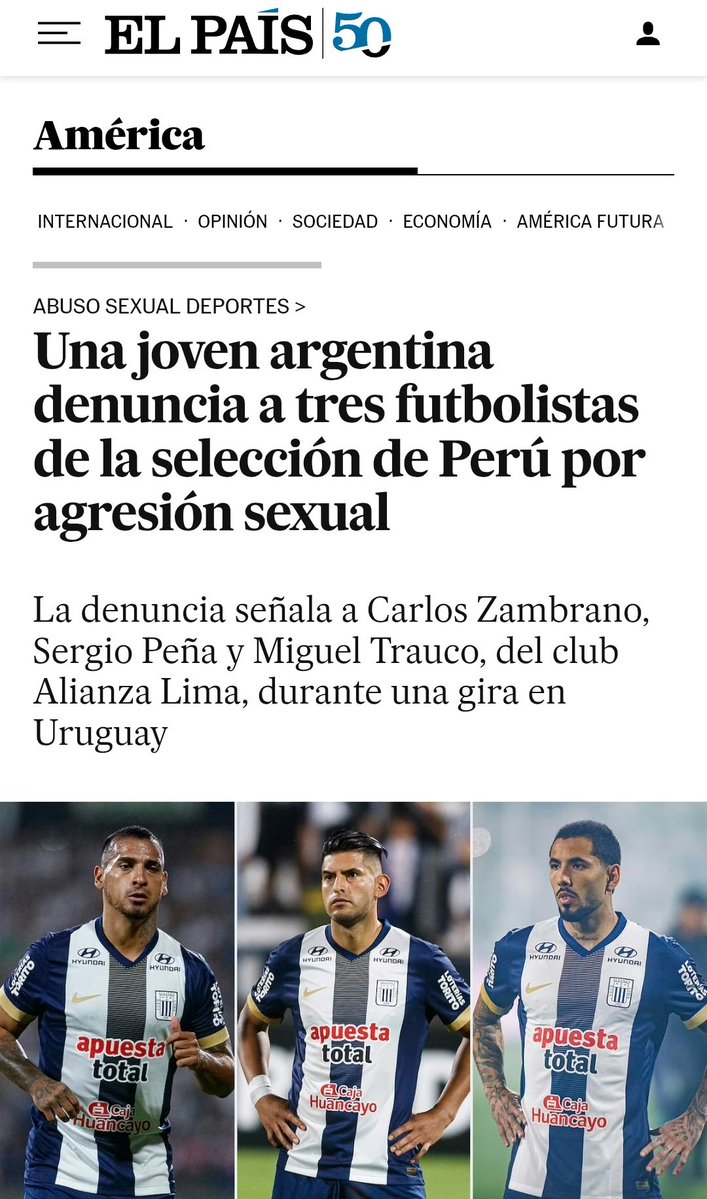 SonOpiniones_ND's tweet image. CARAJO! NADIE HABLA DEL TRICAMPEÓN!

Hoy Alianza Lima es el club del que todos hablan en Argentina, Uruguay, Brasil, Chile, Ecuador y hasta España.

Conocidos no solo por ser el peor equipo en la historia de la Libertadores, si no también por sus delitos fuera de la cancha🥶🎻🎻