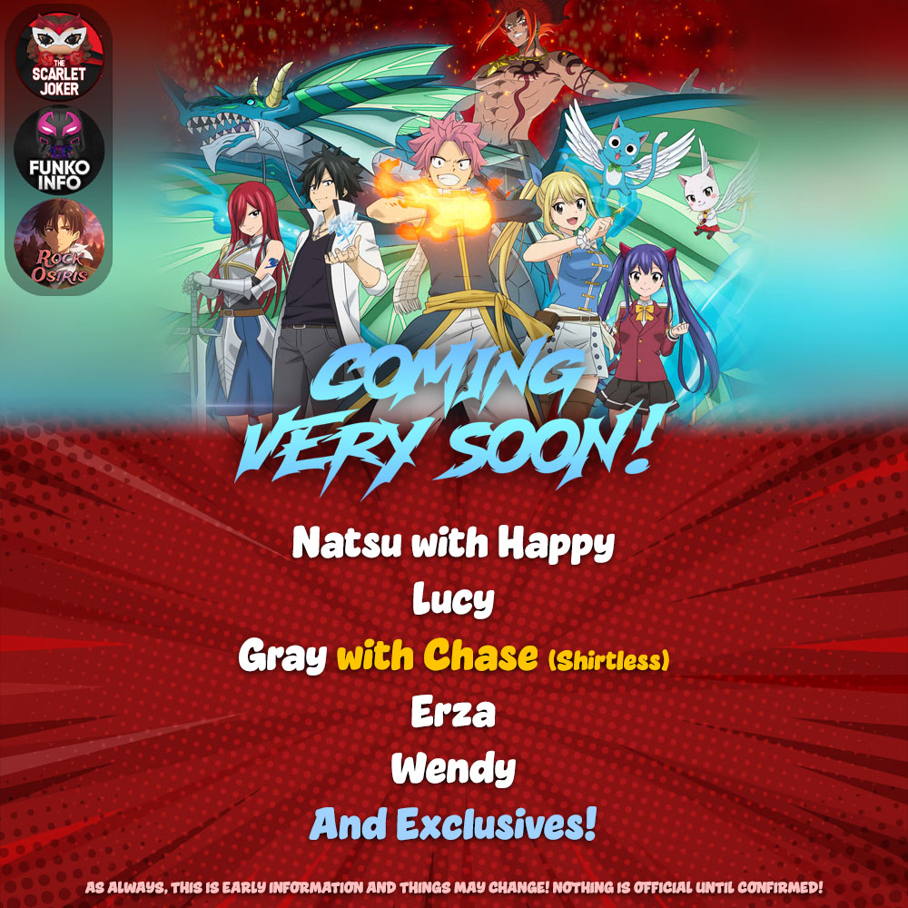 Coming VERY Soon - Fairy Tail 100 Years Quest!
#Funko #FunkoPop #FairyTail #Anime