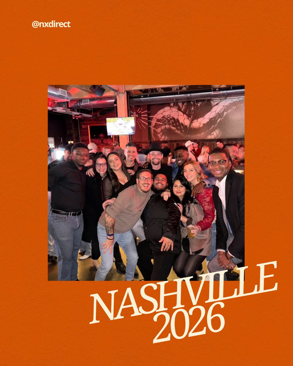 nxdirectatl's tweet image. Our team took on Nashville for our kickoff conference! 🎸 From learning and growth to quality time together, it was an incredible experience. Stick around for more conference highlights coming soon.
-
#teamculture #kickoffconference #nashville #growthtogether