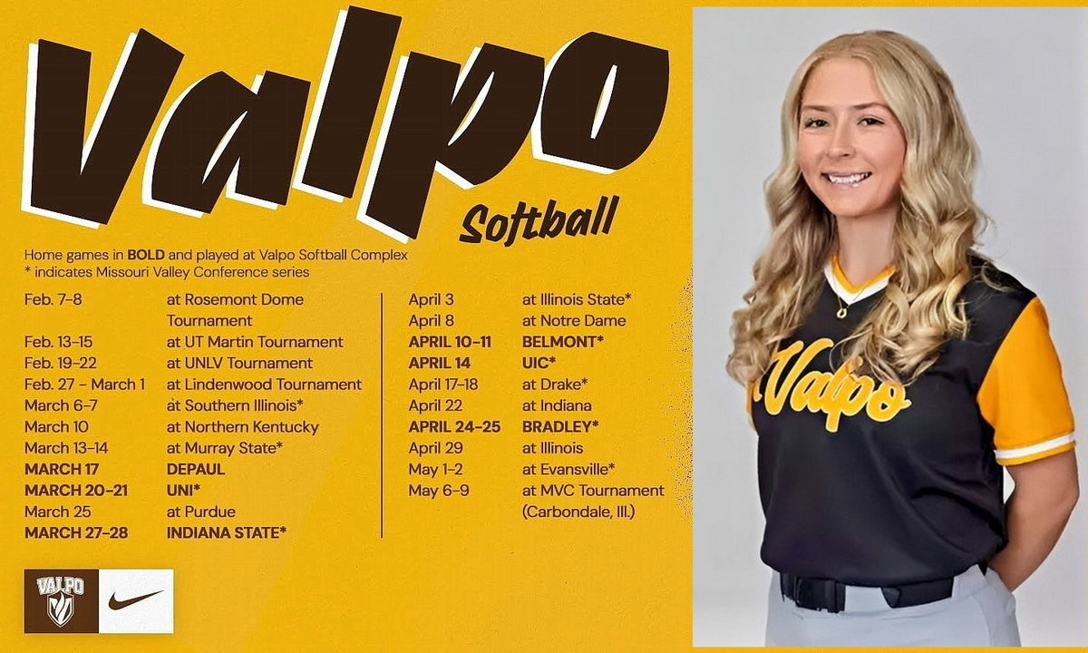 johnbrinkman's tweet photo. Valparaiso Softball - The stage is set for 2026  🥎🥎🥎
#RollBeacs #GoValpo https://t.co/Dr7W9LRFCY