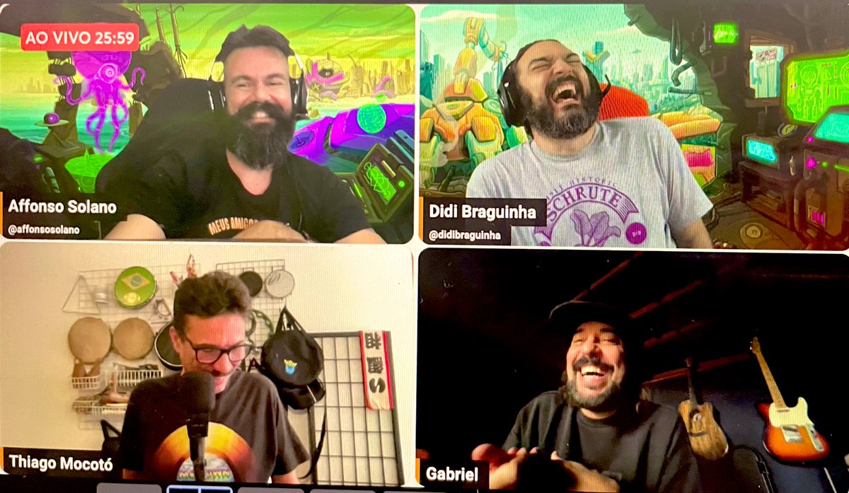 affonsosolano's tweet photo. Meus primos Gabriel Pensador e Thiago Mocotó na próxima segunda-feira no podcast @MRG contando as histórias mais zoadas dos shows que já fizeram. https://t.co/4dRKhJkRhj