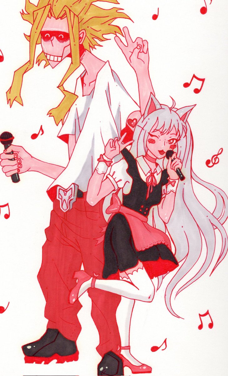 I finally got around to finishing my hero academia and I remembered one of my first fan arts of my model was made by a dear friend of mine for my birthday because I loved all might so much 🥹

 #maykitart