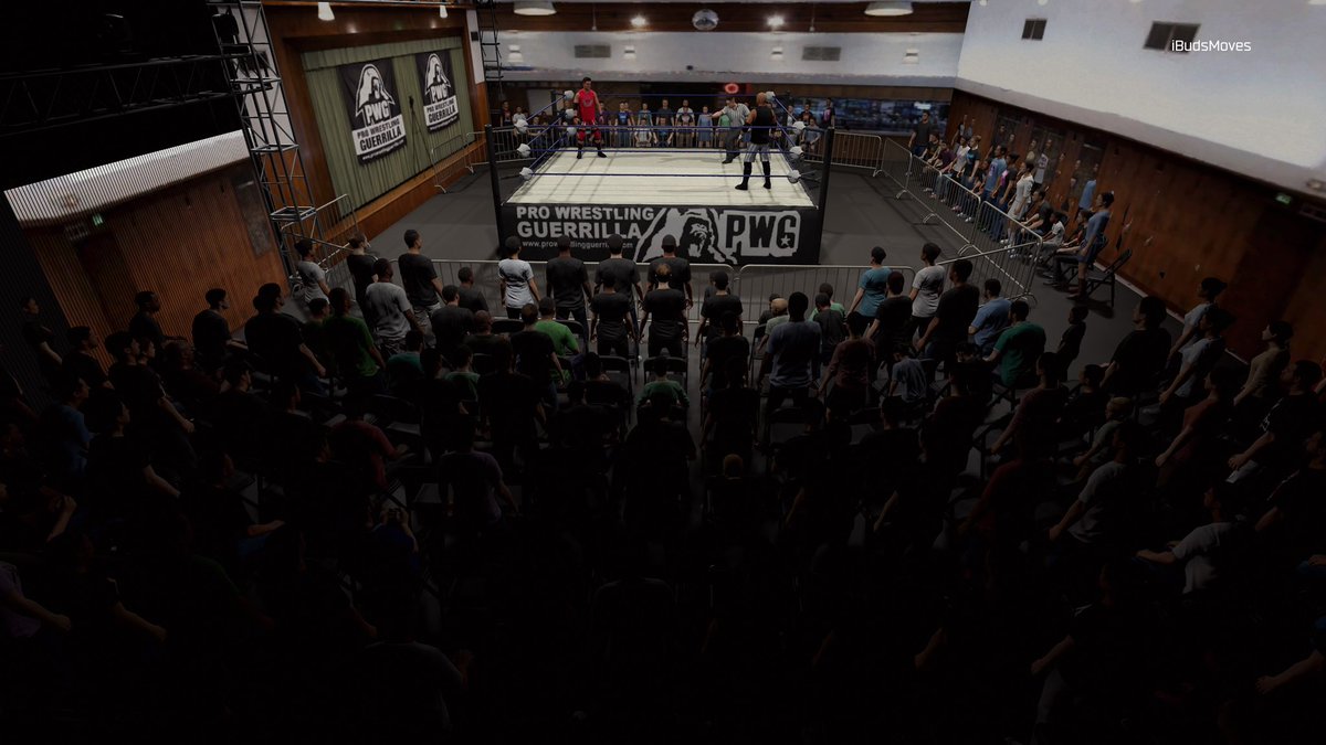 iBudsMoves's tweet photo. Pro Wrestling Guerrilla @ Reseda 2006 Refurbished V2 Now Available On #WWE2K25 Next Gen Community Creations!
Finally got the PWG Stage!😮💨
Tags: PWG, iBudsMoves, ForeverIndy
Apron: @theEvolutionIV
#PWG #Reseda #ForeverIndy https://t.co/P7qGHE2dZI