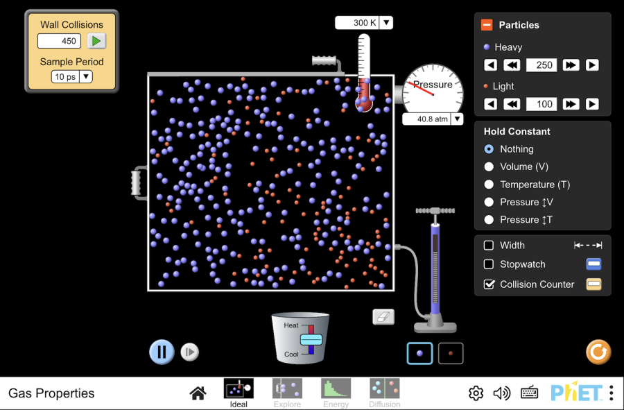 PhETsims's tweet photo. Music to our ears! 
Nothing beats seeing those gas laws in action. Thanks for bringing PhET into your classroom! 
#PhET #physics @Chemistry 
https://t.co/cj2VScjL3w https://t.co/dPLazLGrPV