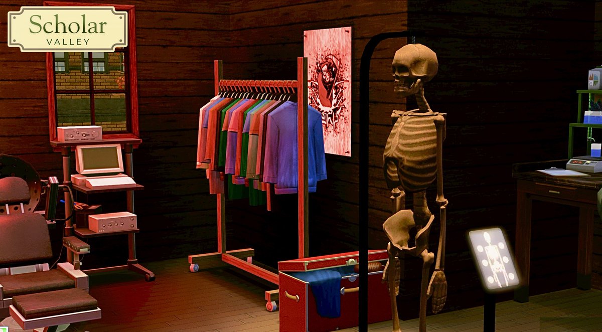 Scholar Valley has a dark side. Meet Hans Lecter. He is a genius, neat, a perfectionist, a schmoozer and... oh yeah... EVIL. He will often charm people into attending his dinner parties and allegedly serves very mysterious food 😬#sims3