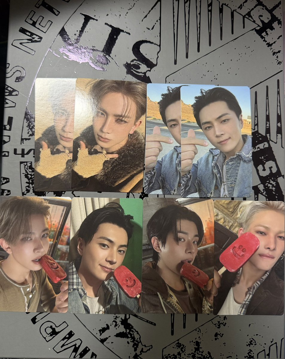 nemu_856's tweet photo. ENHYPEN THE SIN : VANISH 交換
トレカ タワレコ HMV エナプ

譲：ジョンウォン、ヒスン、ジェイ、ジェイク、ソンフン、ニキ

求：リプ欄💖のソヌ、👑は激求です！
       同異種交換可能です♪

郵送希望📮

ご気軽にお声がけください🍀 https://t.co/fh4aysFaCU