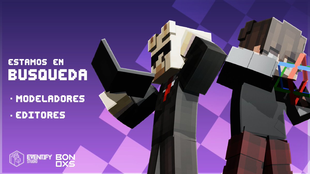 🔍✨ ANUNCIO | ESTAMOS EN BÚSQUEDA ✨🔍

EventifyStudio sigue creciendo y en esta ocasión abrimos una nueva convocatoría buscando personas qeu quisieran trabajar con nosotros.🎮

📌 Estamos buscando:

🧱 Modeladores
🎬 Editores

Si te apasiona Minecraft, la creación de contenido