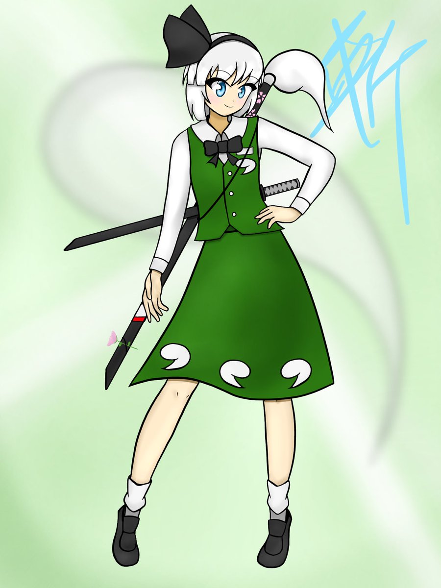 suisei_K806's tweet image. おはよーむ！

1日1絵ですが昨日の紫で妖々夢キャラを全員投稿し終えました！
次は永夜抄…の前にもう1キャラ居ましたね〜