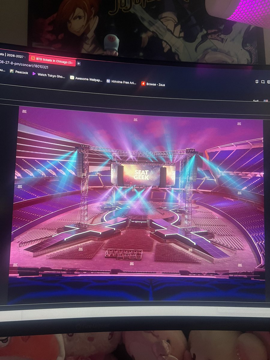 peachyvope's tweet photo. UR TELLING ME THIS IS MY VIEW FOR MY TICKETS!!!!! This is my 4th concert and I’ve never been section 100 before guys🥹my mom and I are in shock 
#BTS_WORLDTOUR #BTS_WORLDTOUR_CHICAGO #BTS_ARIRANG #BTSWorldTour #BTS https://t.co/j0kXUBxbLY