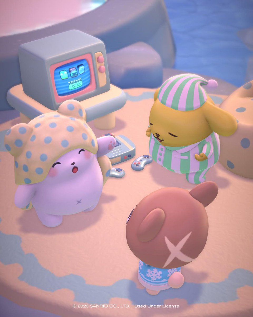 sanrio's tweet photo. Bundle up with Marumofubiyori (Moppu), our newest island friend ❄️💙 Discover cozy furniture sets, a new mini game, and stock up on snacks! 

Play Hello Kitty Island Adventure on Apple Arcade, Nintendo Switch, and Steam 🕹️ https://t.co/suRZNRaAA5 https://t.co/W9KW7aswDS