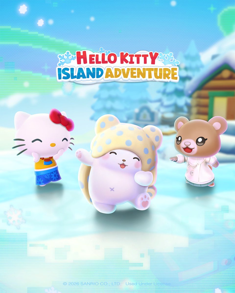 sanrio's tweet photo. Bundle up with Marumofubiyori (Moppu), our newest island friend ❄️💙 Discover cozy furniture sets, a new mini game, and stock up on snacks! 

Play Hello Kitty Island Adventure on Apple Arcade, Nintendo Switch, and Steam 🕹️ https://t.co/suRZNRaAA5 https://t.co/W9KW7aswDS