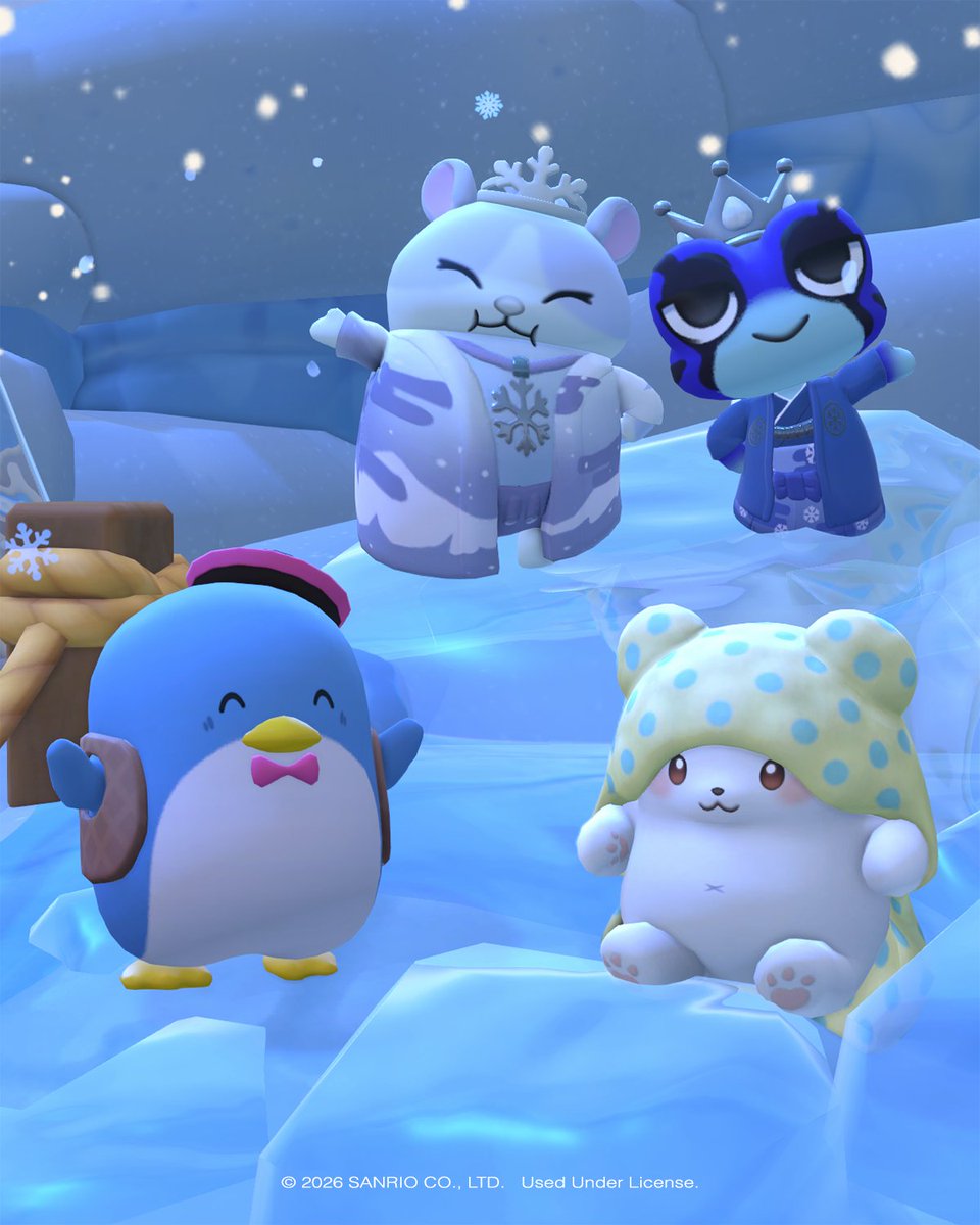 sanrio's tweet photo. Bundle up with Marumofubiyori (Moppu), our newest island friend ❄️💙 Discover cozy furniture sets, a new mini game, and stock up on snacks! 

Play Hello Kitty Island Adventure on Apple Arcade, Nintendo Switch, and Steam 🕹️ https://t.co/suRZNRaAA5 https://t.co/W9KW7aswDS