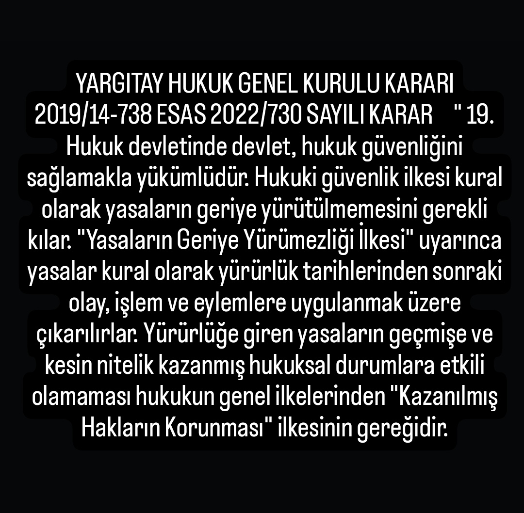 <a href="/avonderozer/">av önder özer</a> #Önalım davalarında 11.yargı paketinde devam eden geçmişte açılmış davalarıda etkileyecek biçimde hükmün değiştirilmesi Anayasaya aykırıdır <a href="/MHP_Bilgi/">MHP</a> <a href="/YildizFeti/">Feti Yıldız</a> <a href="/yilmaztunc/">Yılmaz TUNÇ</a> <a href="/AvRamazanSabaz/">Av.Ramazan Sabaz</a>