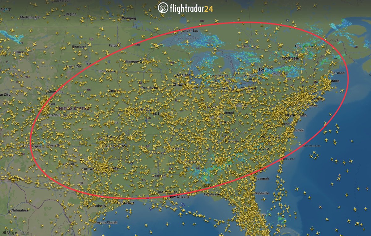 Tomorrow through Sunday, if your flight is to or from an airport inside the red oval, you're likely in for a rough time. A winter storm will bring snow, sleet, and freezing rain across the country from the Rockies to New England, while the upper Midwest experiences extreme cold.