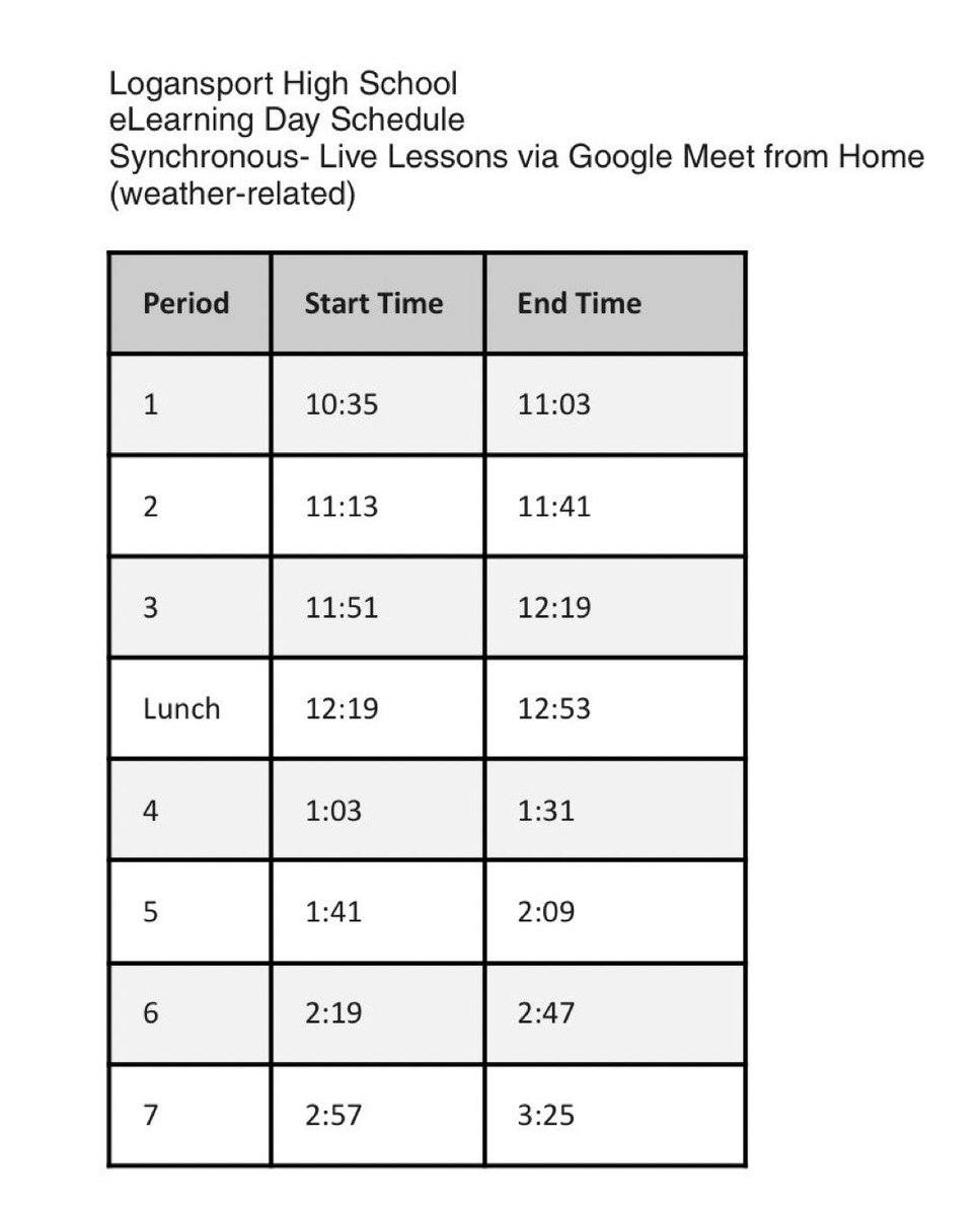 Due to predicted weather conditions, all LCSC schools will be eLearning for tomorrow, January 23, 2026. Students should follow our eLearning schedule.
