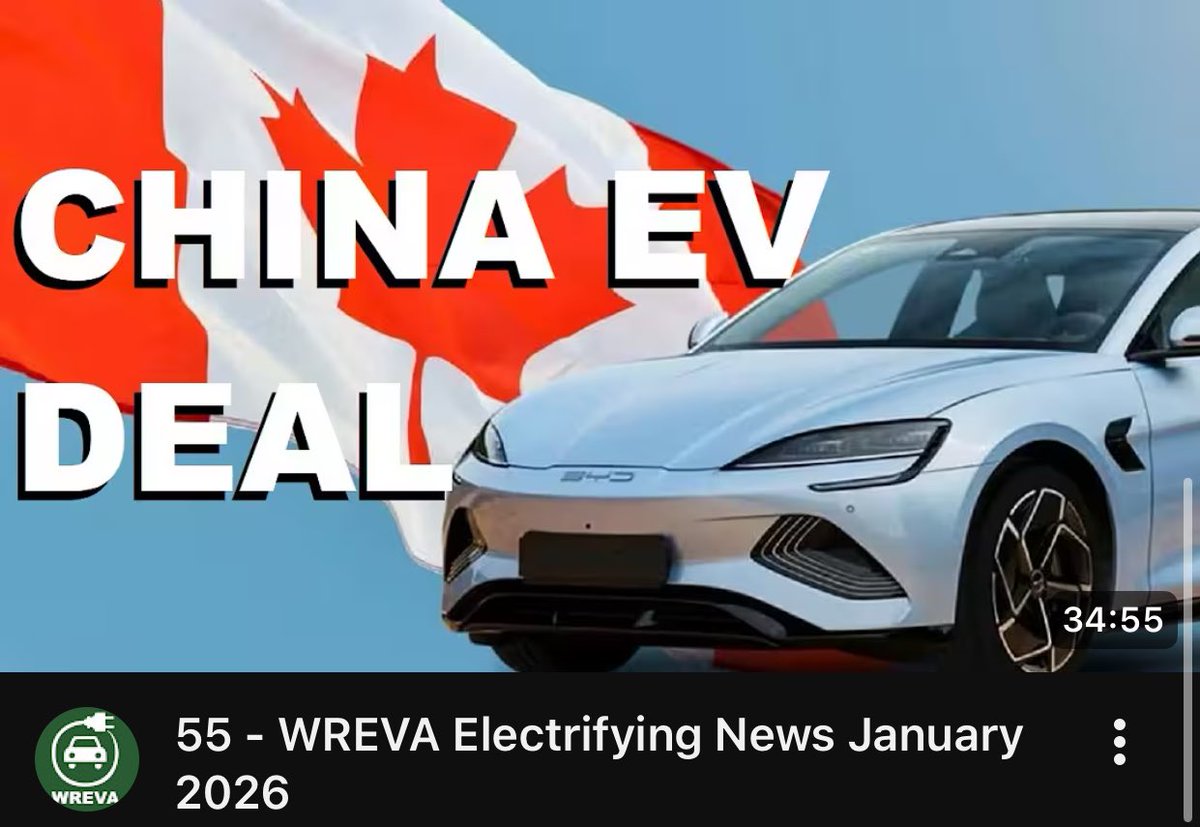 Check out the latest WREVA Electrifying #EV News for January! youtu.be/QA-UybwQTI8?si…