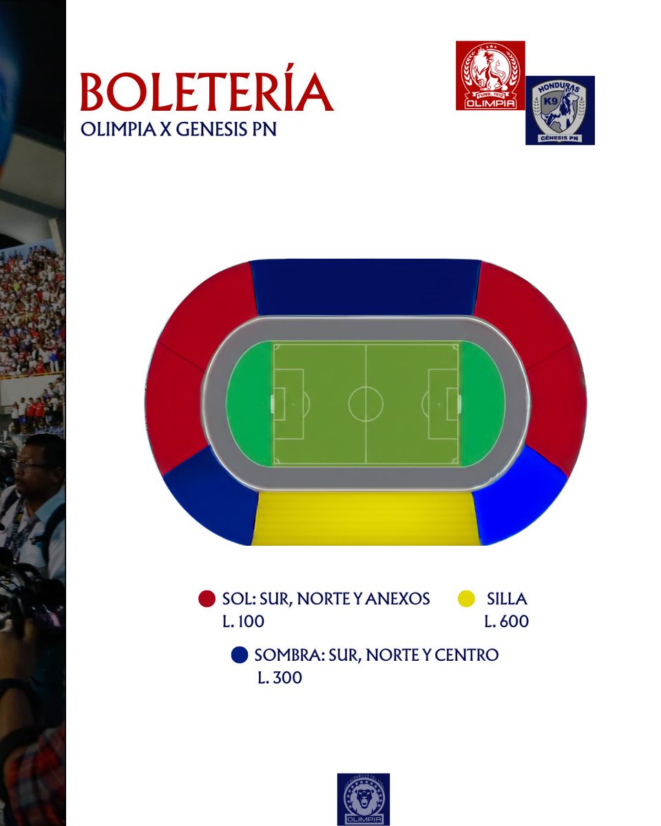 ¡BOLETERÍA YA DISPONIBLE EN DILO APP!🎟️✅
@cdolimpia regresa este domingo y ya anunció los precios de la boletería para alentar al más grande en casa.🦁

🚨 En conmemoración al día de la mujer hondureña, las leonas entrarán gratis a cualquier localidad con el boleto de su