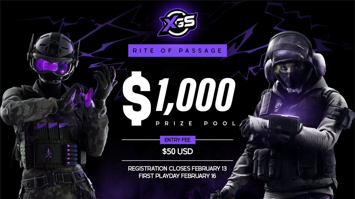 🚨XGS RITE OF PASSAGE IS BACK🚨

Didn't get enough XGS action? Rite of Passage is back!

- NO QUALIFIERS
- ALL BEST OF 3s
- $1,000 PRIZE POOL

Signups open now: opleague.pro/event/7292-Rit…