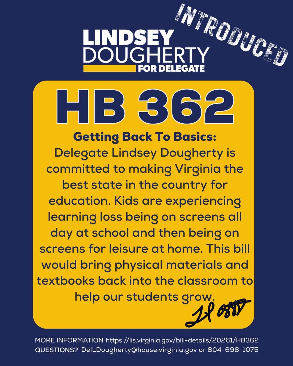 Lindsey Dougherty For VA - House District 75 tweet media