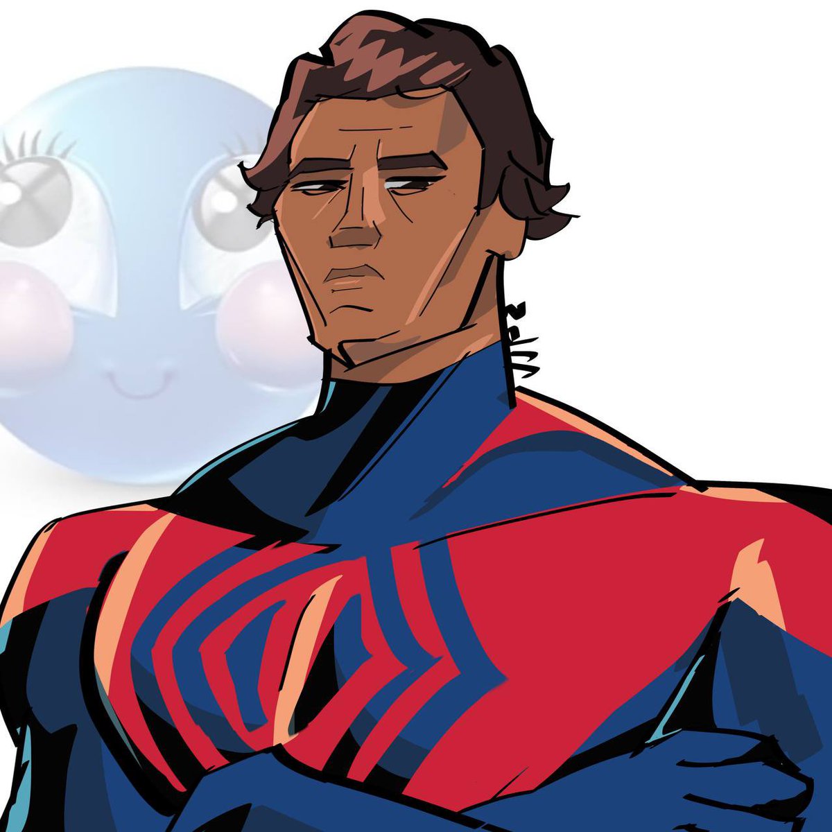 SYCHOCHUU's tweet photo. #MiguelOHara #spiderman2099 #migueloharafanart https://t.co/yq6TKDjllV