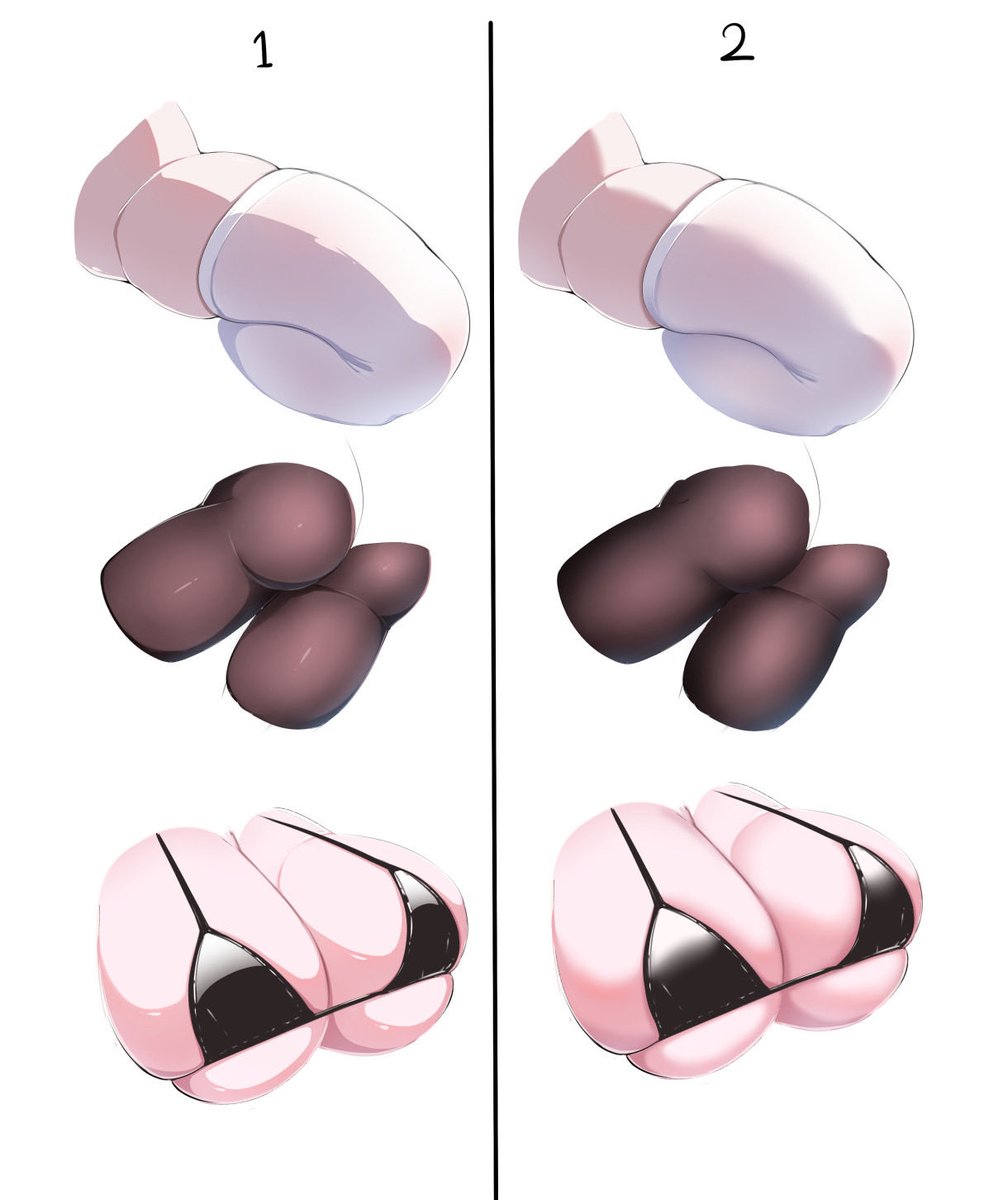 どっちの塗りも良くて悩み 