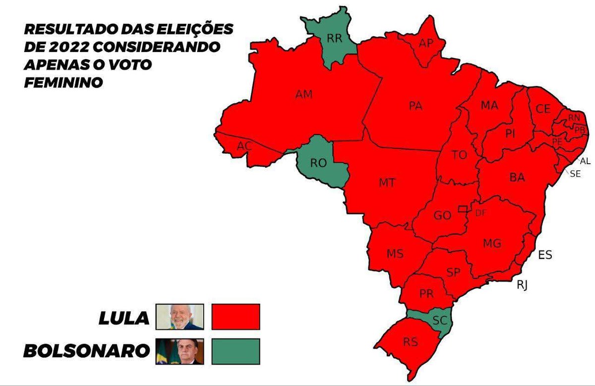 karloss19991's tweet image. Por que as mulheres votam na esquerda ?