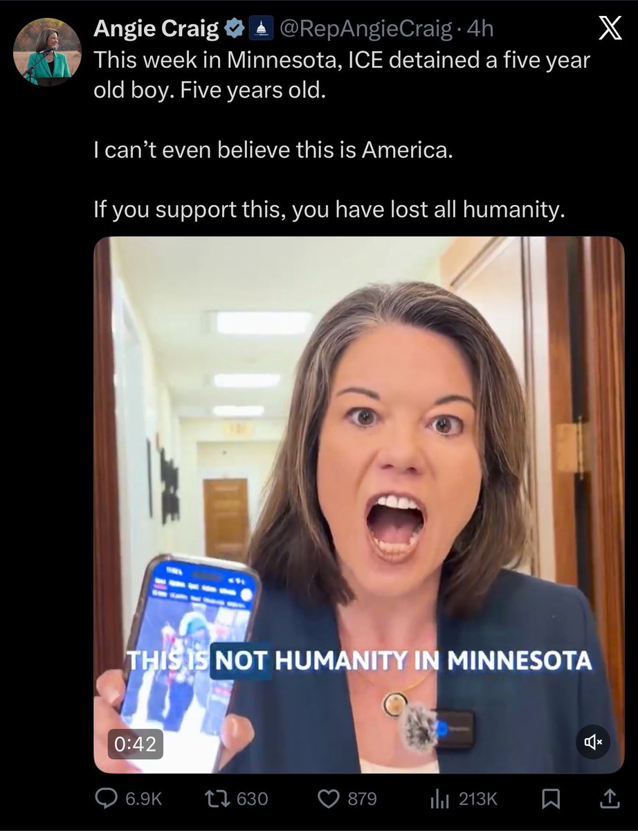 Imagine getting ratioed this bad on your own post because all you do is spew lies to manipulate the public into fear and anger 

ICE actually rescued the 5 year old boy abandoned by his fugitive father. 

You should be thanking them.