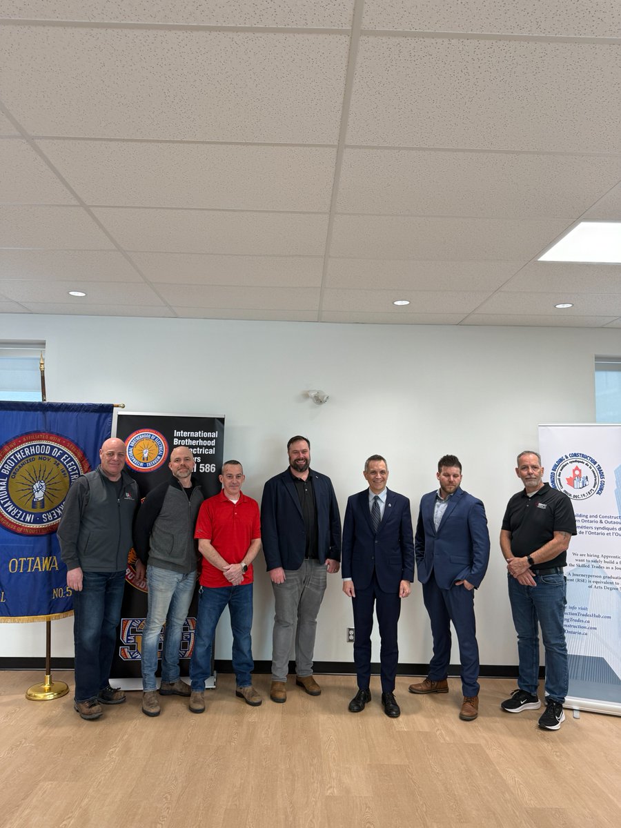 _MarkSutcliffe's tweet image. I visited the IBEW Training Centre in Gloucester and was impressed by the hands-on training and real-world skills being taught there. This centre prepares our electrical workers to help keep the city running safely and reliably. 

J'ai visité le centre de formation de l'IBEW à…