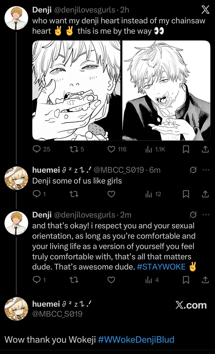 denjilovesgurls's tweet image. #WOKESAWMAN