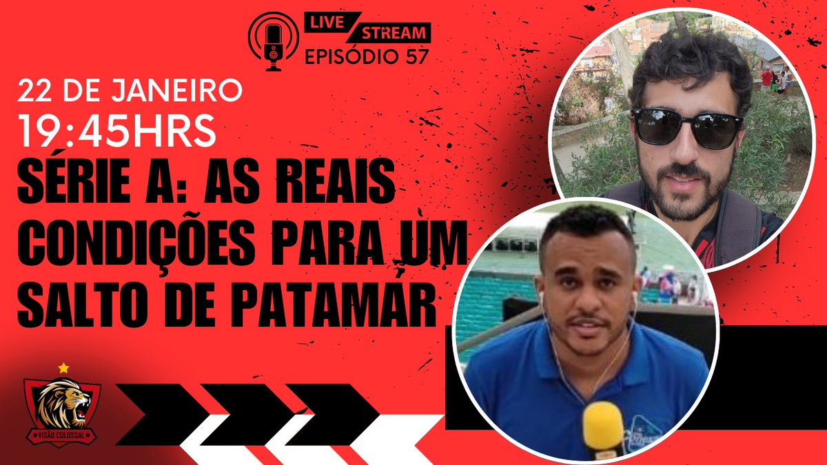 VisaoColossal's tweet image. "Já vi que vamos sofrer de novo esse ano": essa talvez seja a frase mais repetida pelo torcedor do Vitória ao longo de décadas.  Direto e reto: será possível não repetir ela em 2026? Participe, às 19h45, com @Rafael_Burgos e @wiliamfalcao94!

youtube.com/watch?v=8gFtvc…